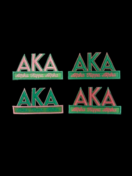 AKA Embossed Patch