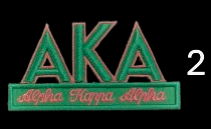 AKA Embossed Patch