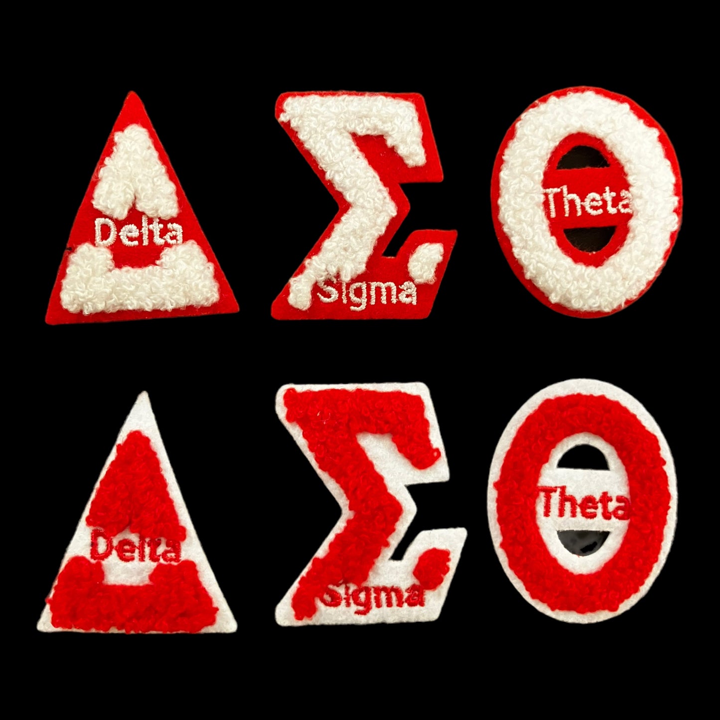 Chenille Delta Sigma Theta Set (D-368)