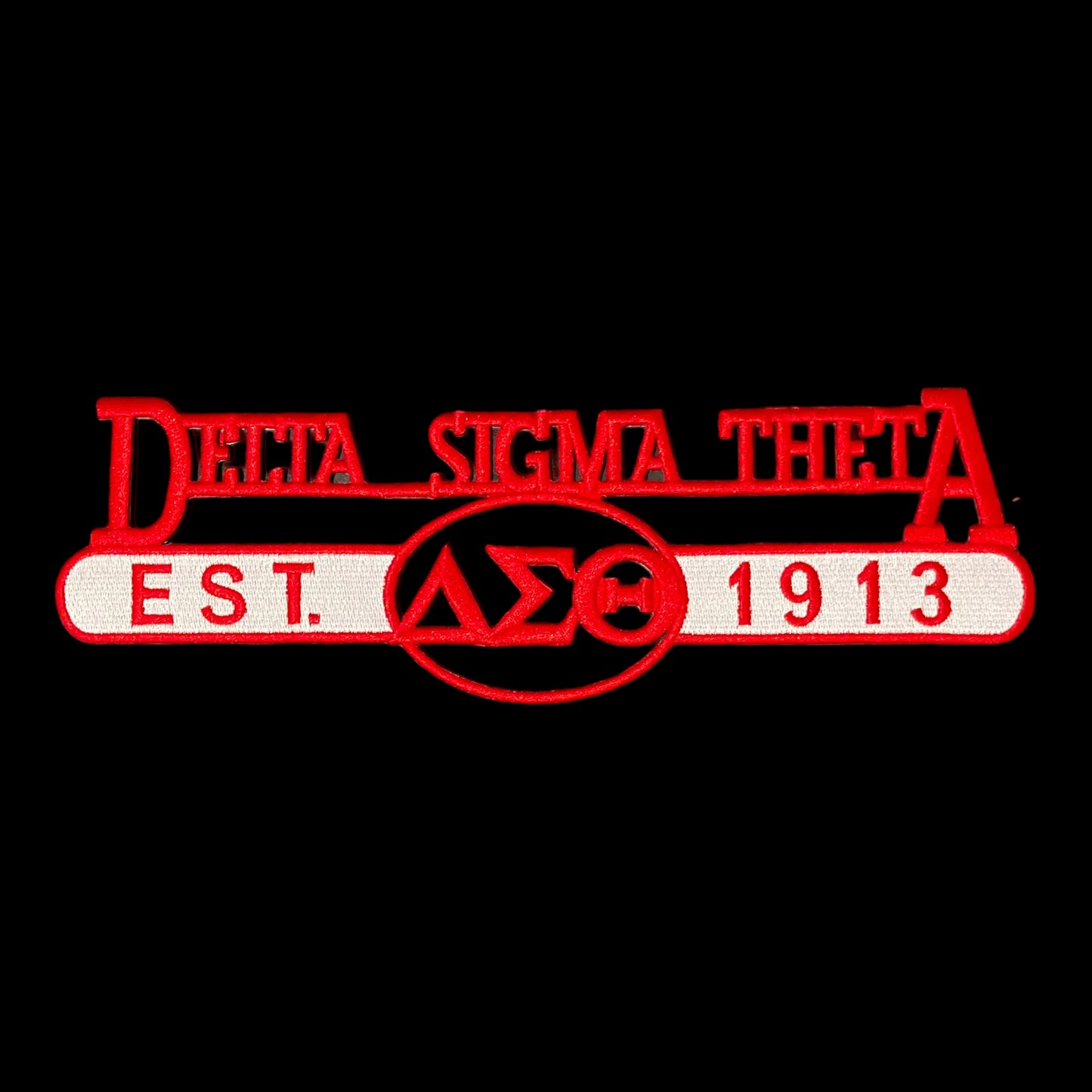 Delta Sigma Theta EST 1913 White