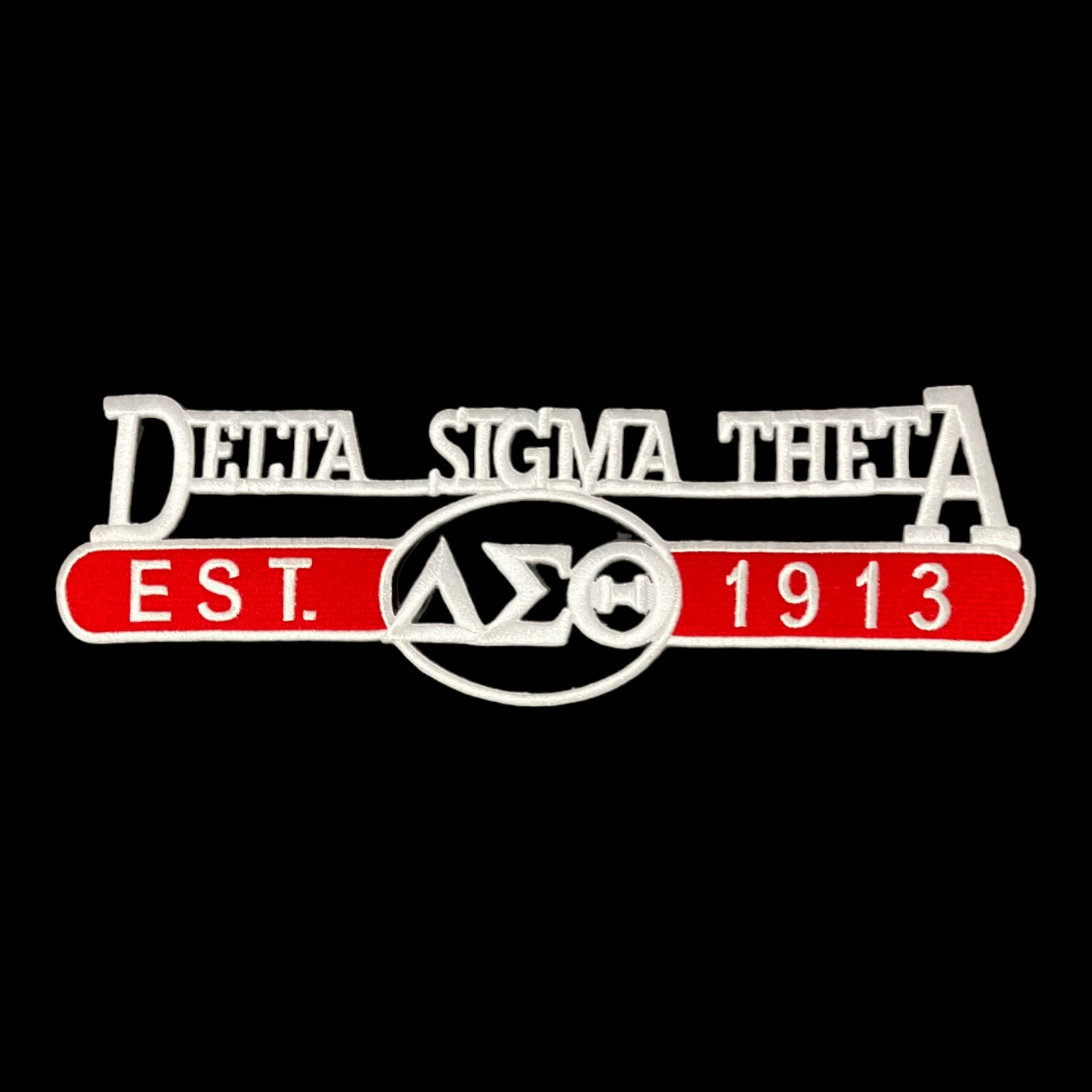Delta Sigma Theta EST 1913 White
