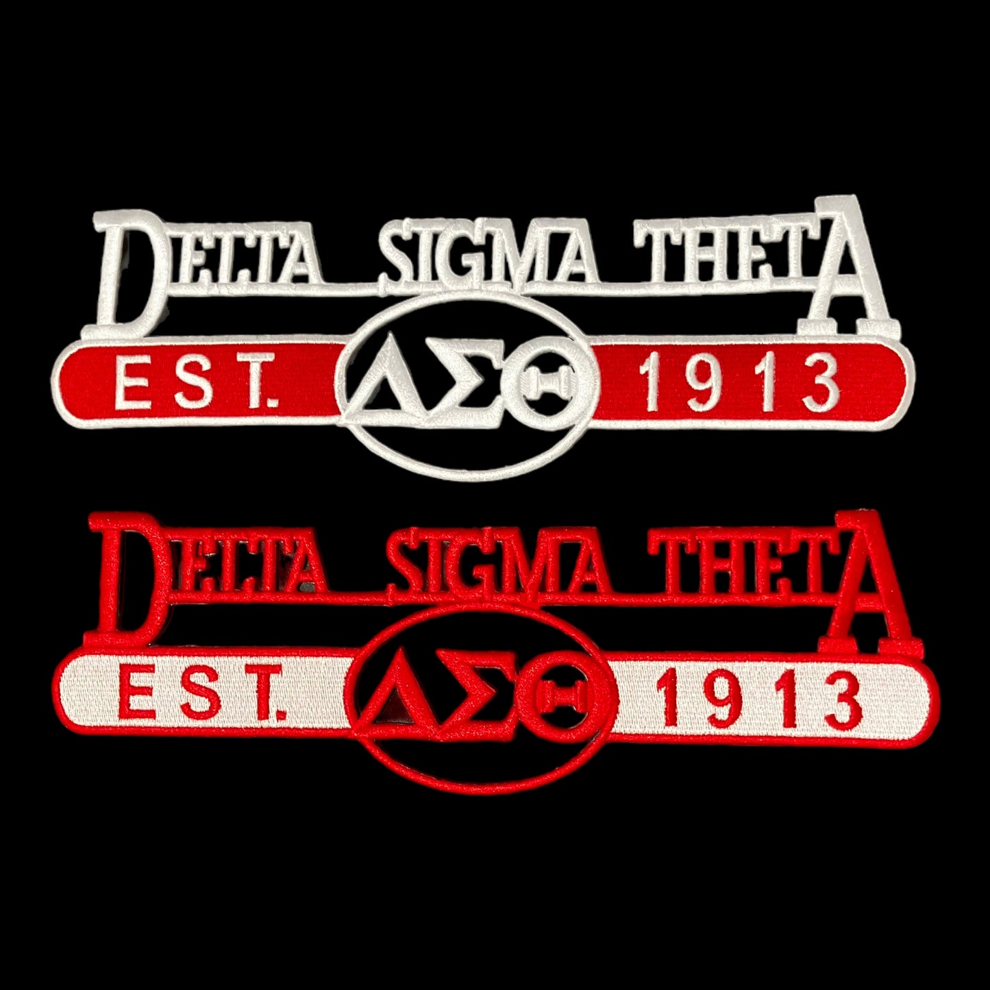 Delta Sigma Theta EST 1913 White