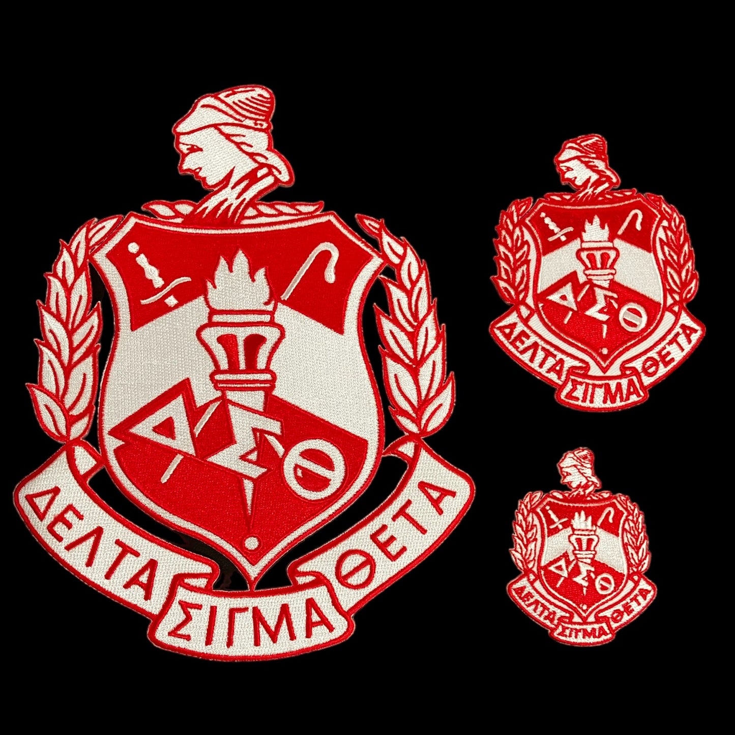 Delta Sigma Theta Shield Patch