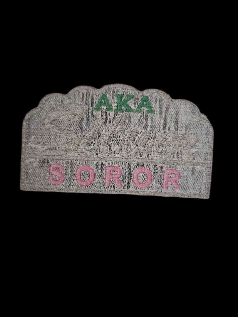 AKA Silver Soror Solid Patch