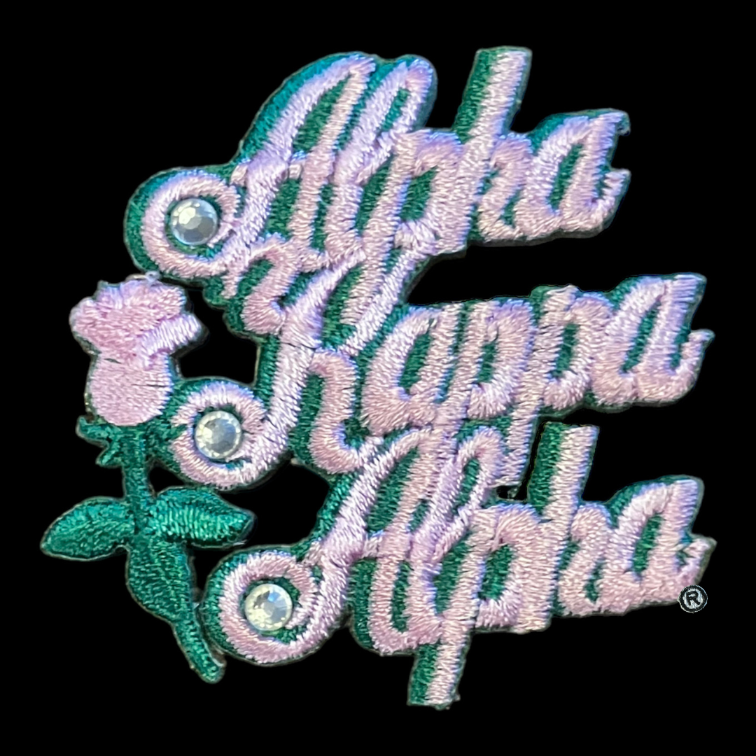 Bling Rose Cursive Script – D9 Patches