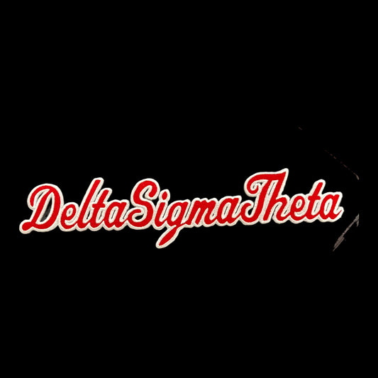Delta Sigma Theta Cursive D-16